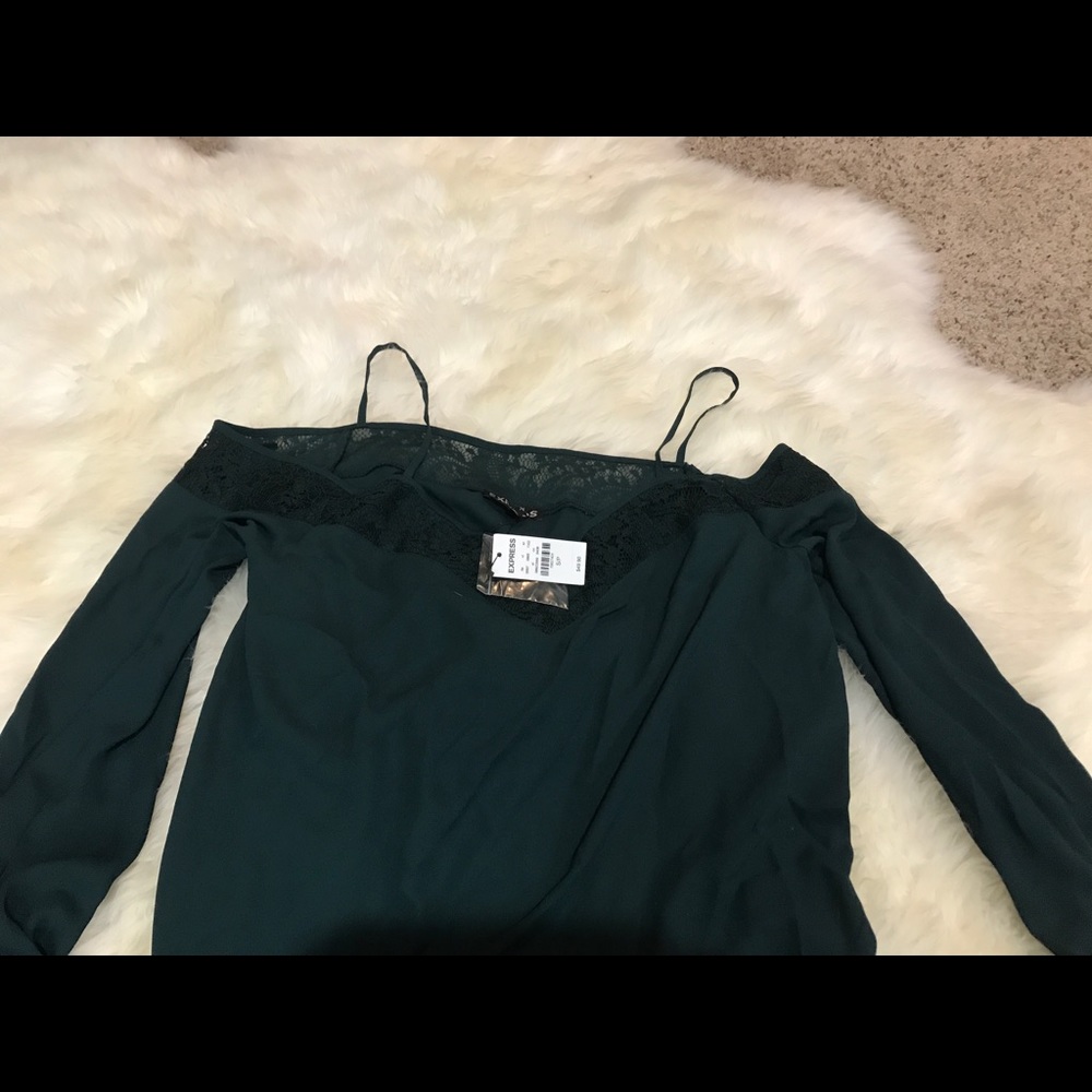 NWT Express off the shoulder blouse